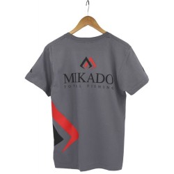 Mikado Total Fishing T-Särk Real Grey L